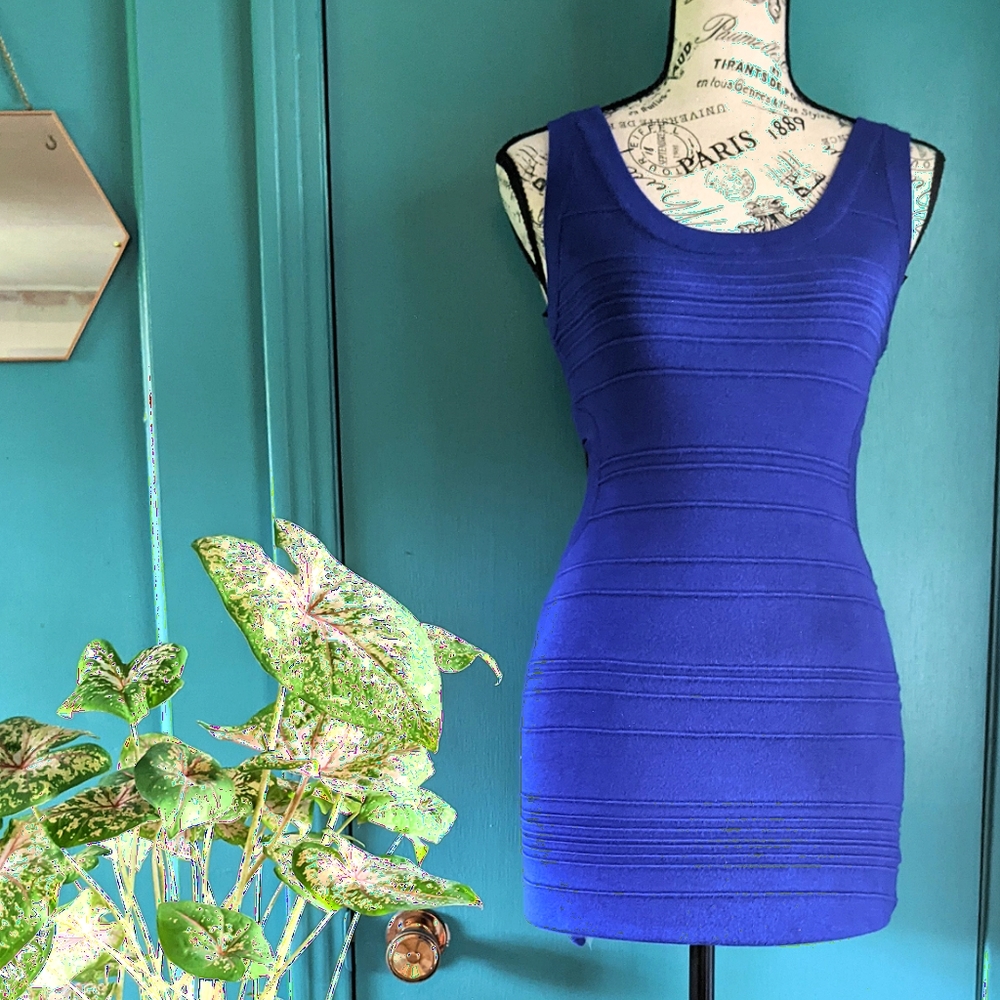 Bebe Royal Blue Bodycon